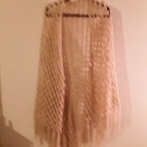 Handmade crocheted shawl